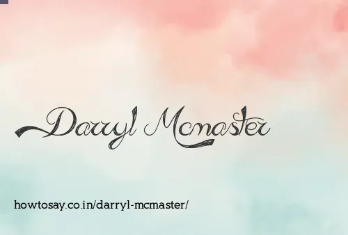 Darryl Mcmaster