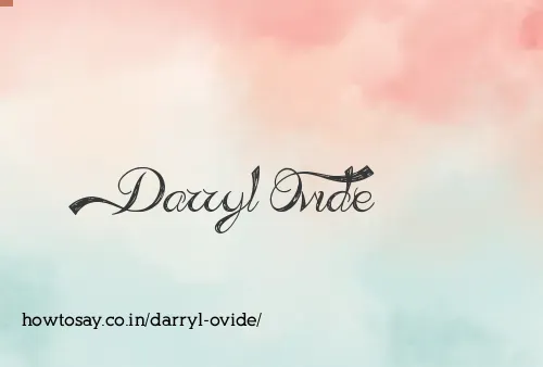 Darryl Ovide