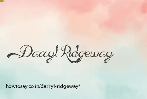 Darryl Ridgeway