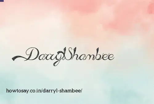 Darryl Shambee