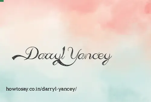 Darryl Yancey