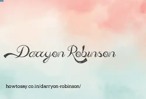 Darryon Robinson