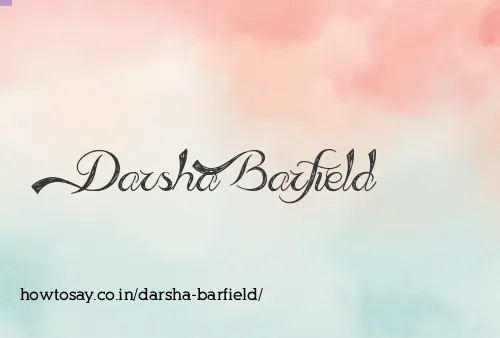 Darsha Barfield