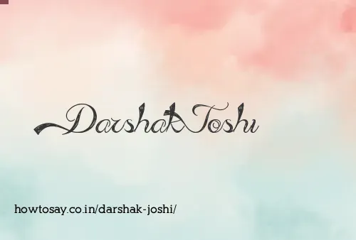 Darshak Joshi