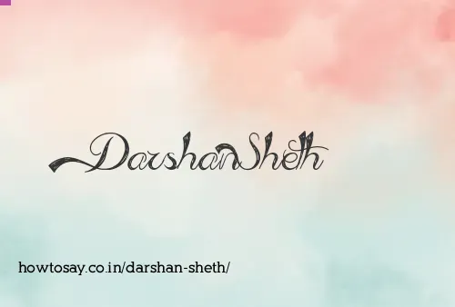Darshan Sheth