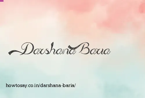Darshana Baria