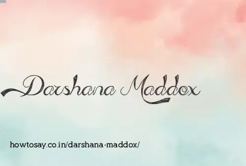 Darshana Maddox