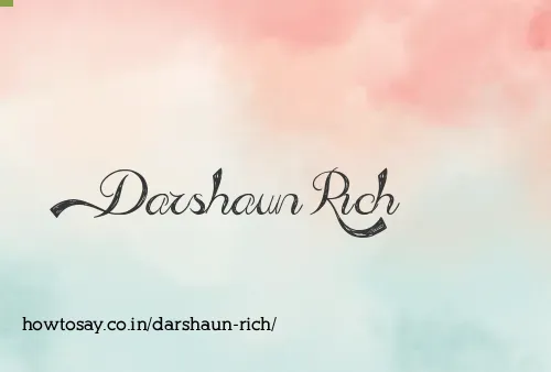 Darshaun Rich