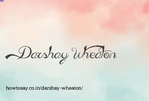Darshay Wheaton
