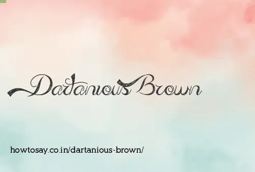 Dartanious Brown