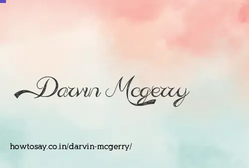 Darvin Mcgerry