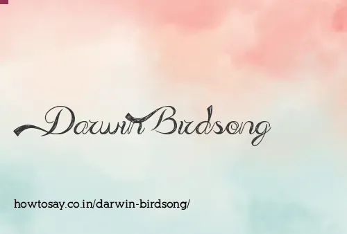 Darwin Birdsong