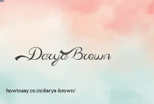 Darya Brown