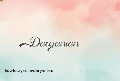 Daryanian