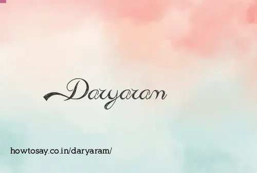 Daryaram