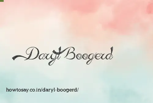 Daryl Boogerd