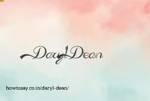 Daryl Dean