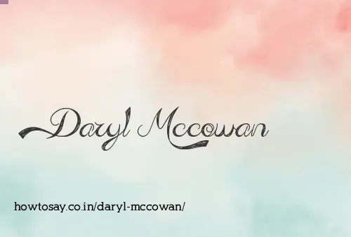 Daryl Mccowan
