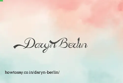 Daryn Berlin