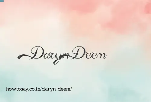 Daryn Deem