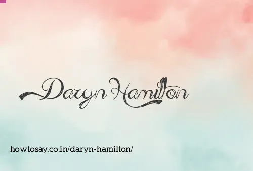 Daryn Hamilton