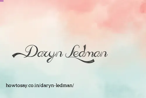 Daryn Ledman
