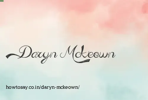 Daryn Mckeown