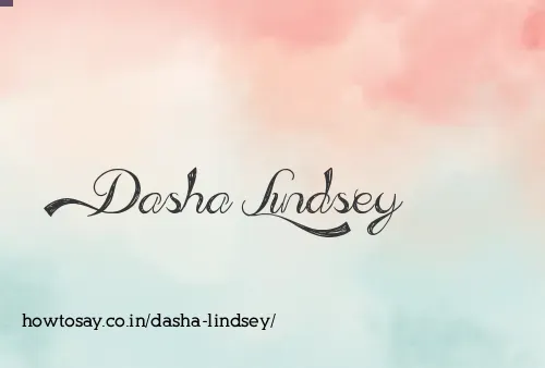 Dasha Lindsey
