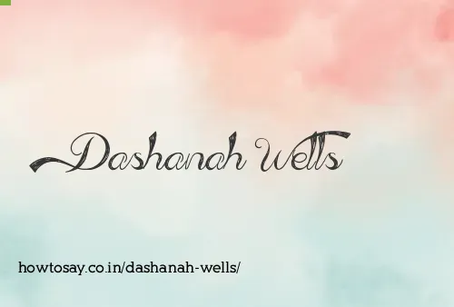 Dashanah Wells