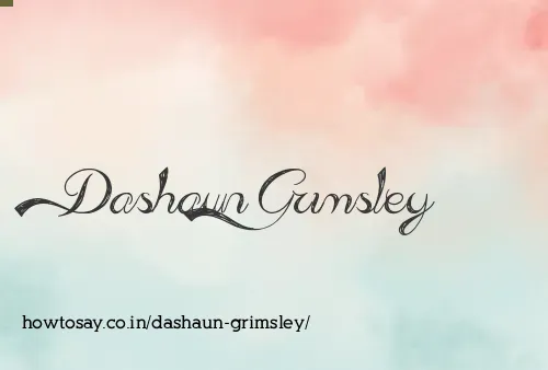 Dashaun Grimsley