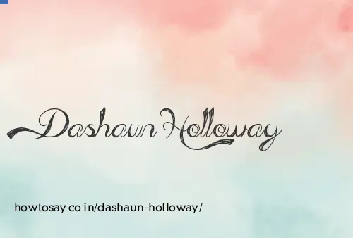 Dashaun Holloway
