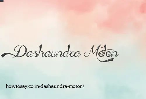 Dashaundra Moton