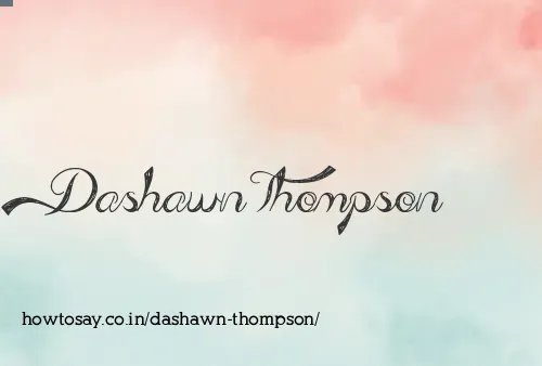 Dashawn Thompson
