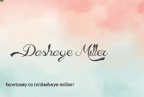 Dashaye Miller