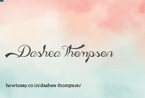 Dashea Thompson