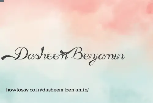 Dasheem Benjamin