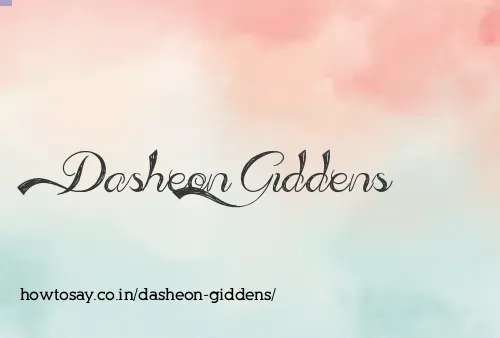Dasheon Giddens