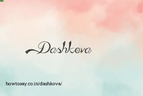 Dashkova