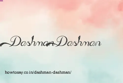 Dashman Dashman