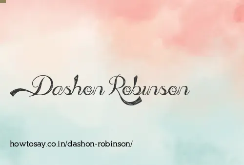 Dashon Robinson