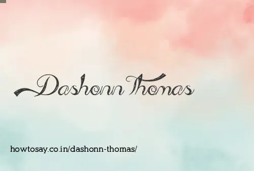 Dashonn Thomas