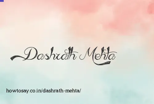 Dashrath Mehta