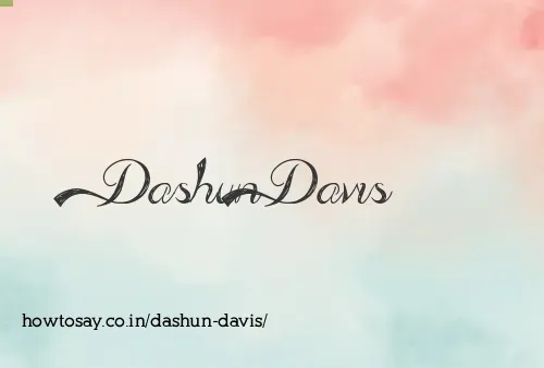 Dashun Davis