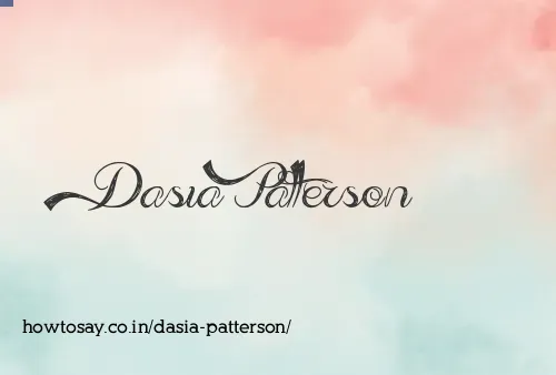 Dasia Patterson