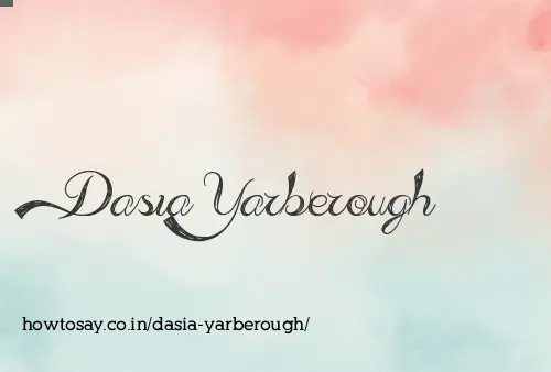 Dasia Yarberough