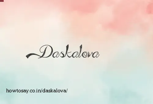 Daskalova