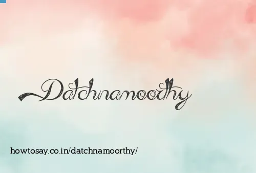 Datchnamoorthy