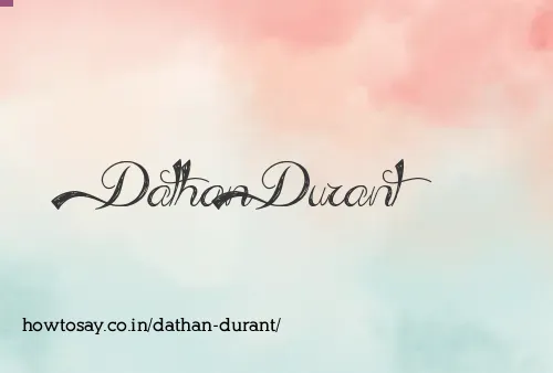 Dathan Durant