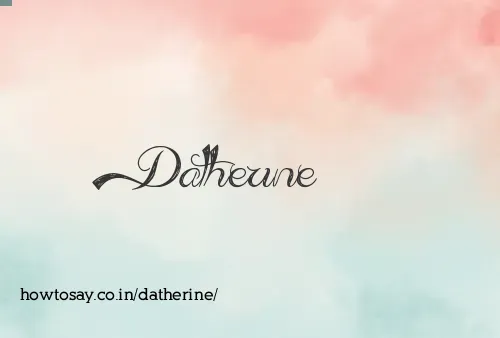 Datherine