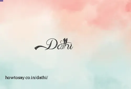 Dathi